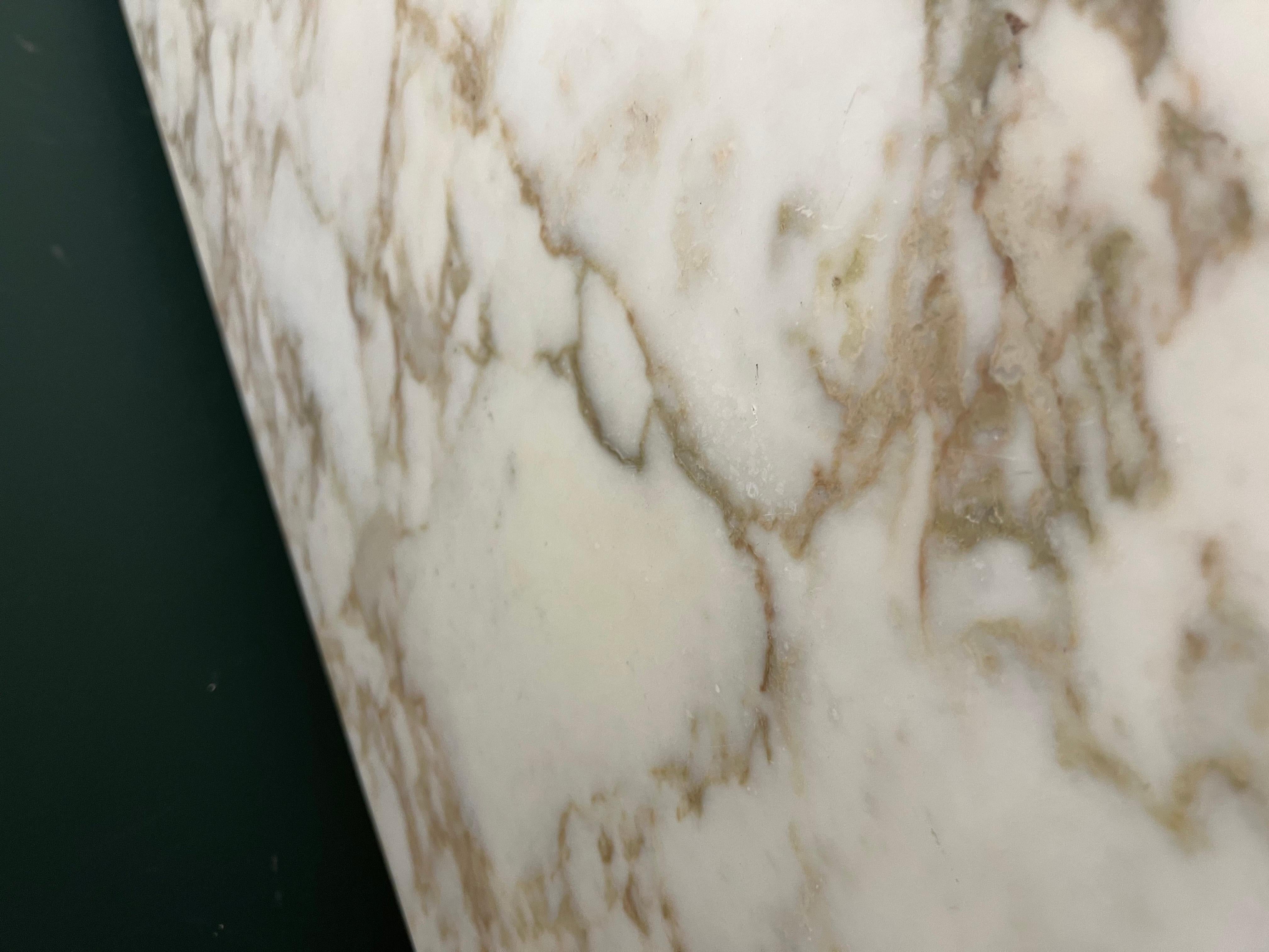 Italian Architectural Wood & Marble Console Table In Good Condition In London, GB