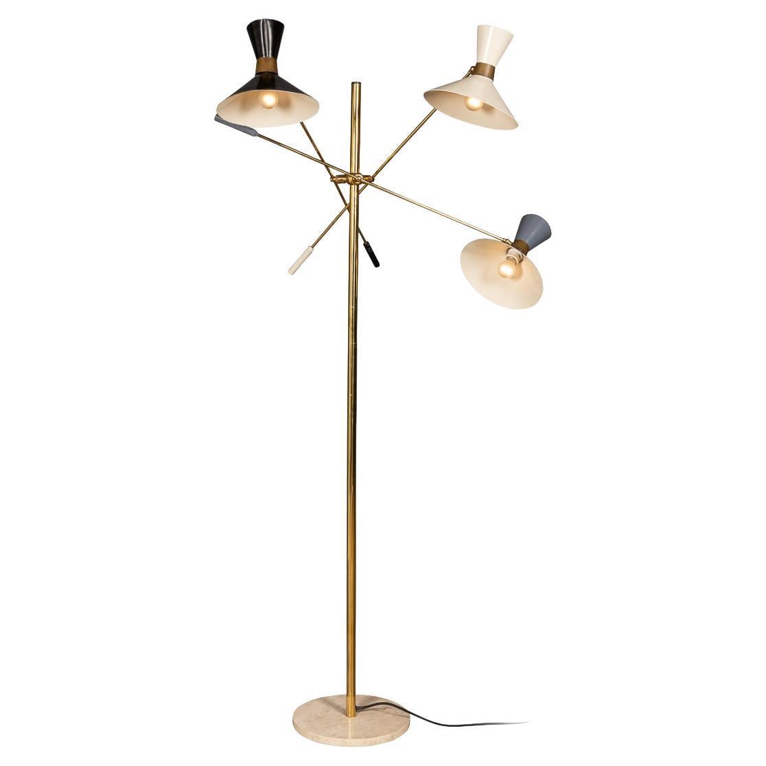 An Italian Articulated Standing Floor Lamp c.1970 For Sale