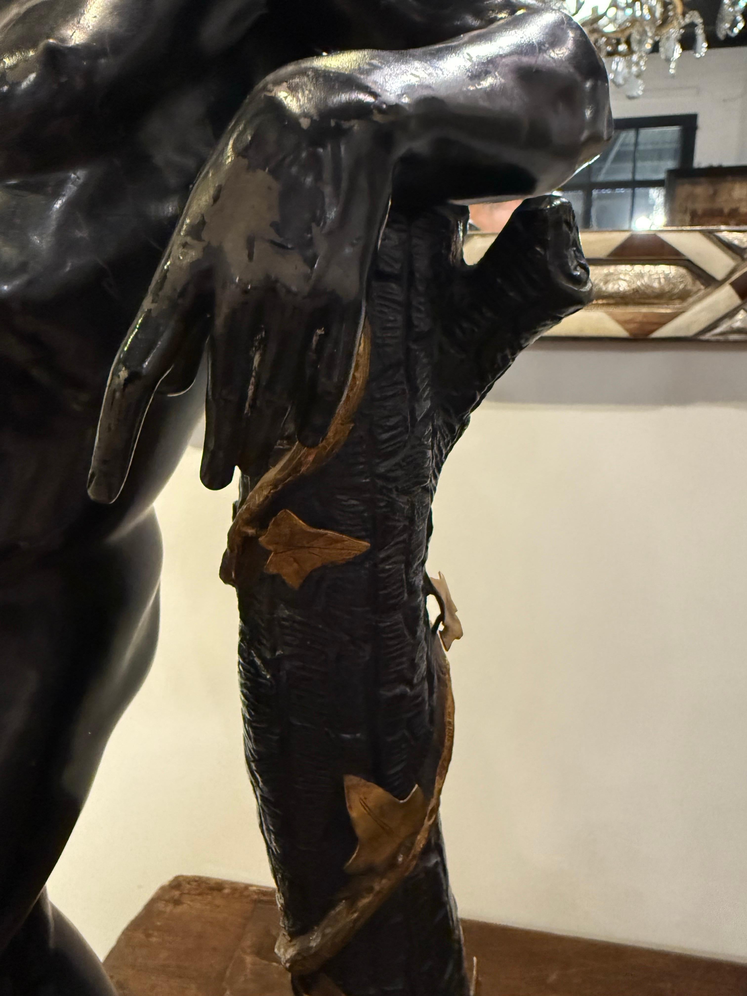 Figura bacchica italiana in bronzo e ormolu, XIX secolo in vendita 2