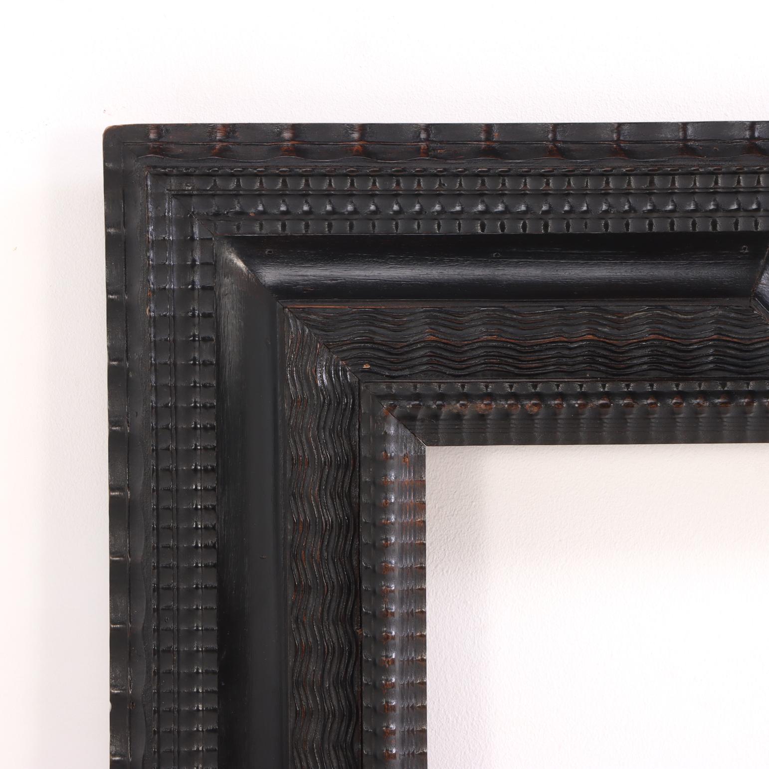 Carved An Italian carved frame in the Dutch style, C, 1940. For Sale