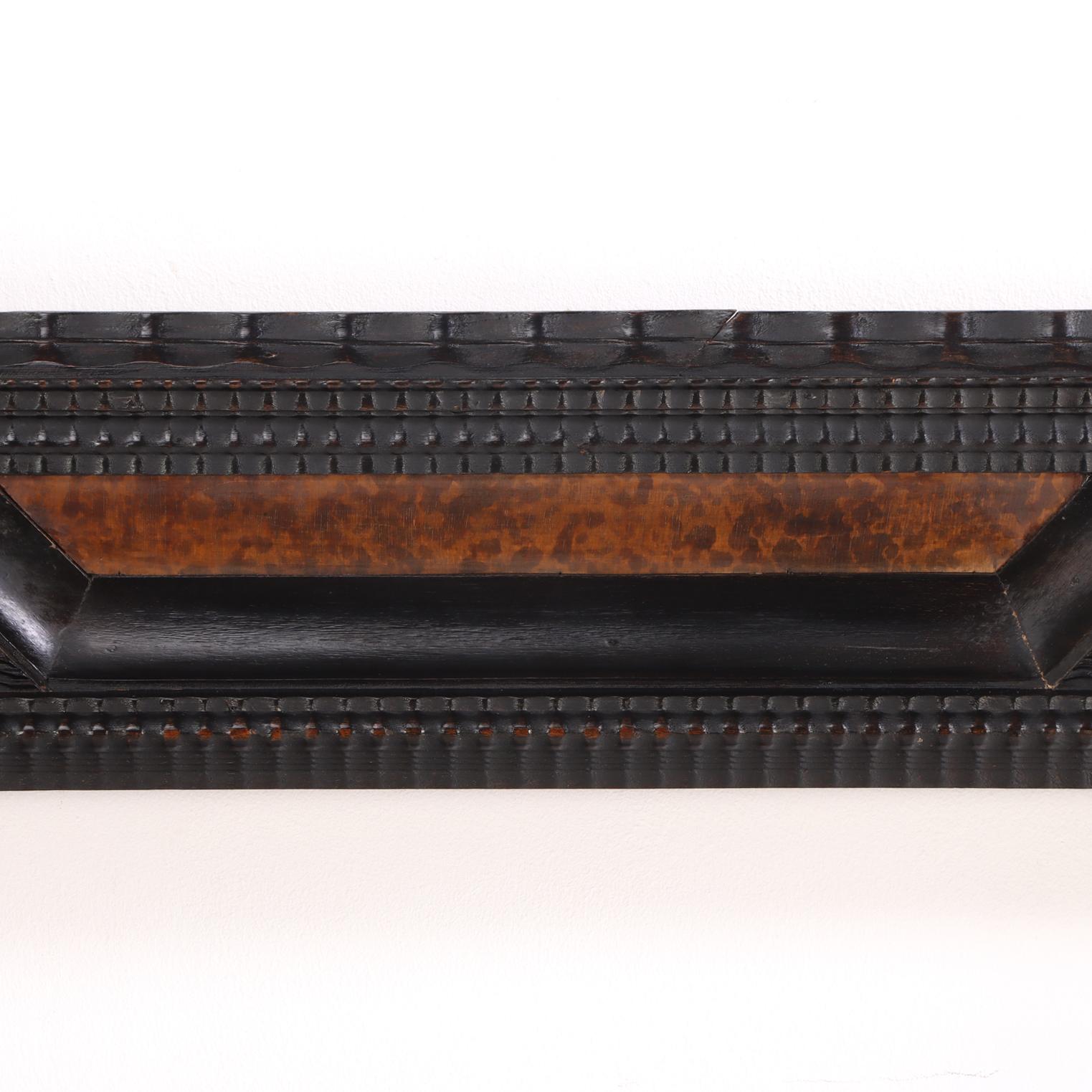 An Italian carved frame in the Dutch style, C, 1940. In Good Condition For Sale In Philadelphia, PA