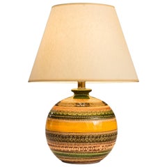 An Italian Ceramic Lamp