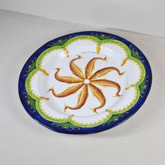 Centre de table italien contemporain à grande assiette ornementale