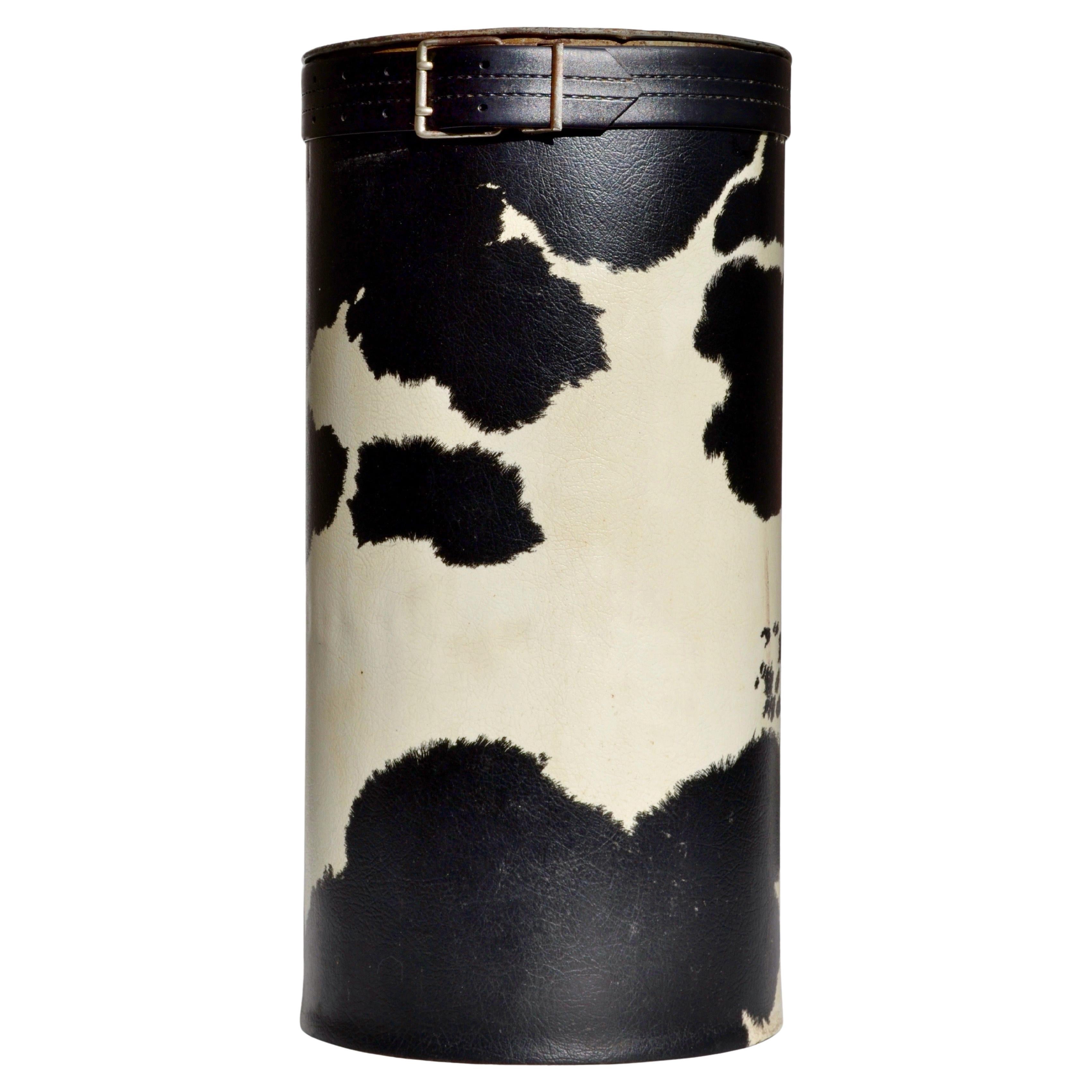 Portaombrelli italiano in vinile con grafica "Cow", circa 1960 in vendita