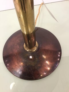 Italian Designed Desk Lamp in Brass, Copper and Bakelite, circa 1950