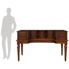 An Italian early 18th century Louis XIV Period Walnut desk, circa. 1730