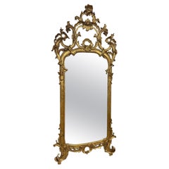 An Italian Giltwood Rococo Mirror, Late 18th Century