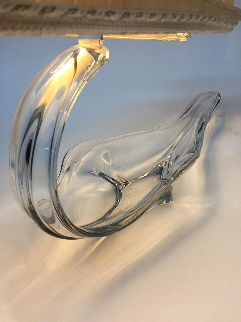Italian Glass Murano Table Lamp For Sale 3