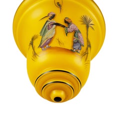 An Italian Glass Pendant with Moorish Figures