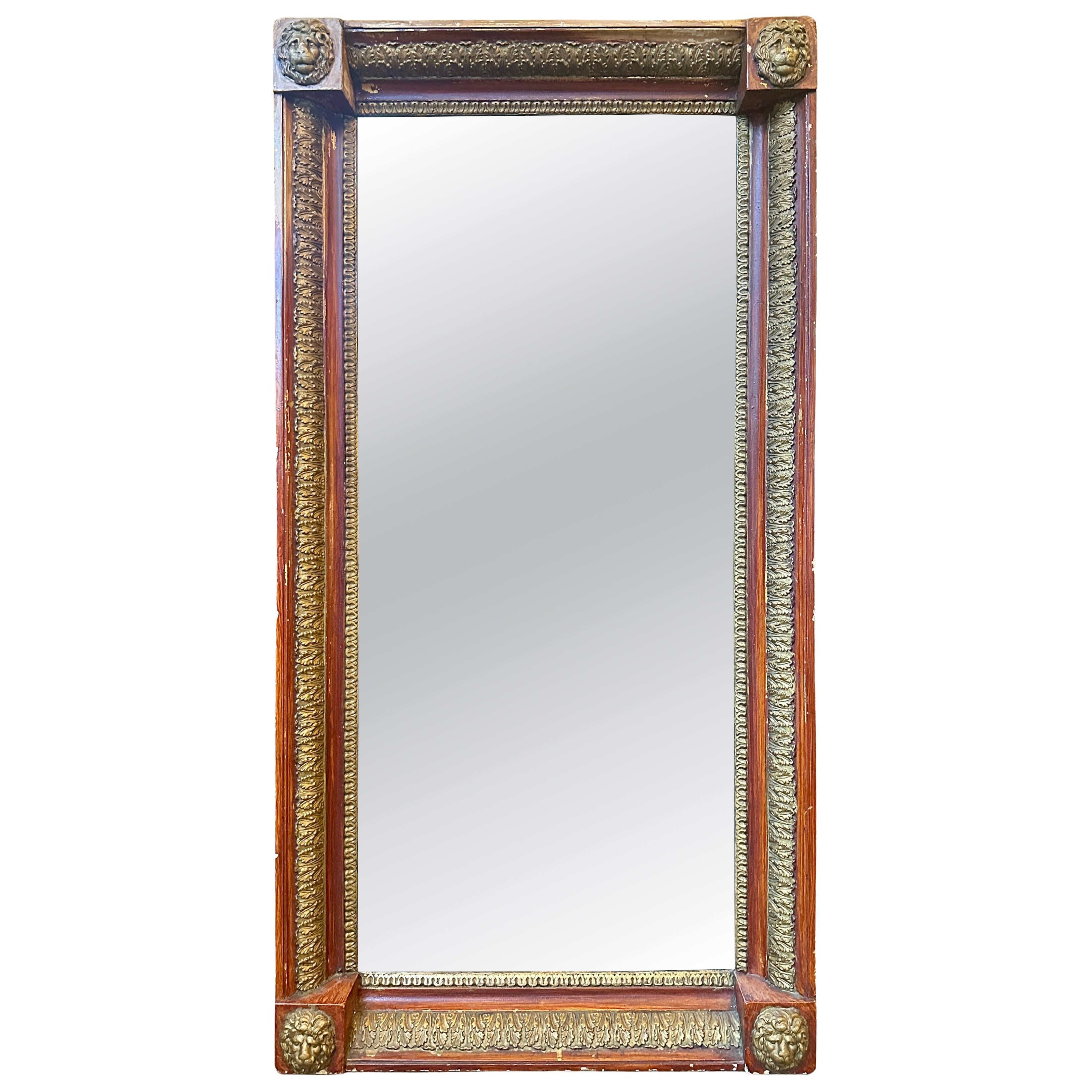 An Italian Gold Gilt Empire Pier Mirror en vente