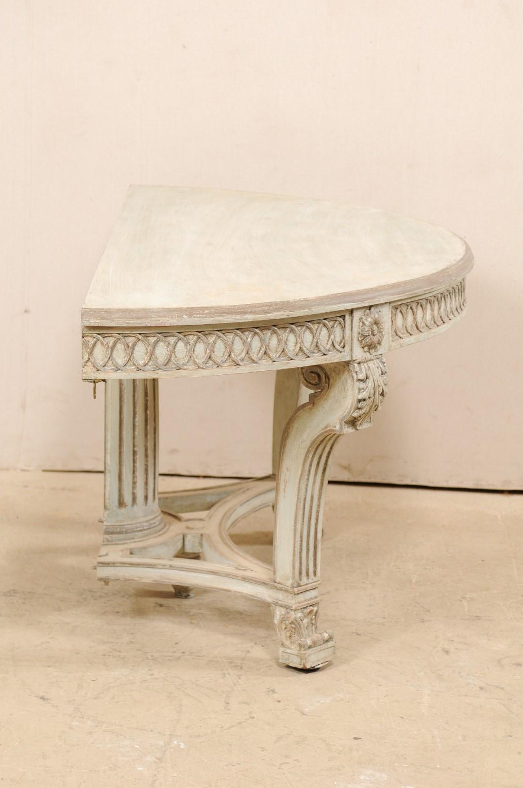 round console table