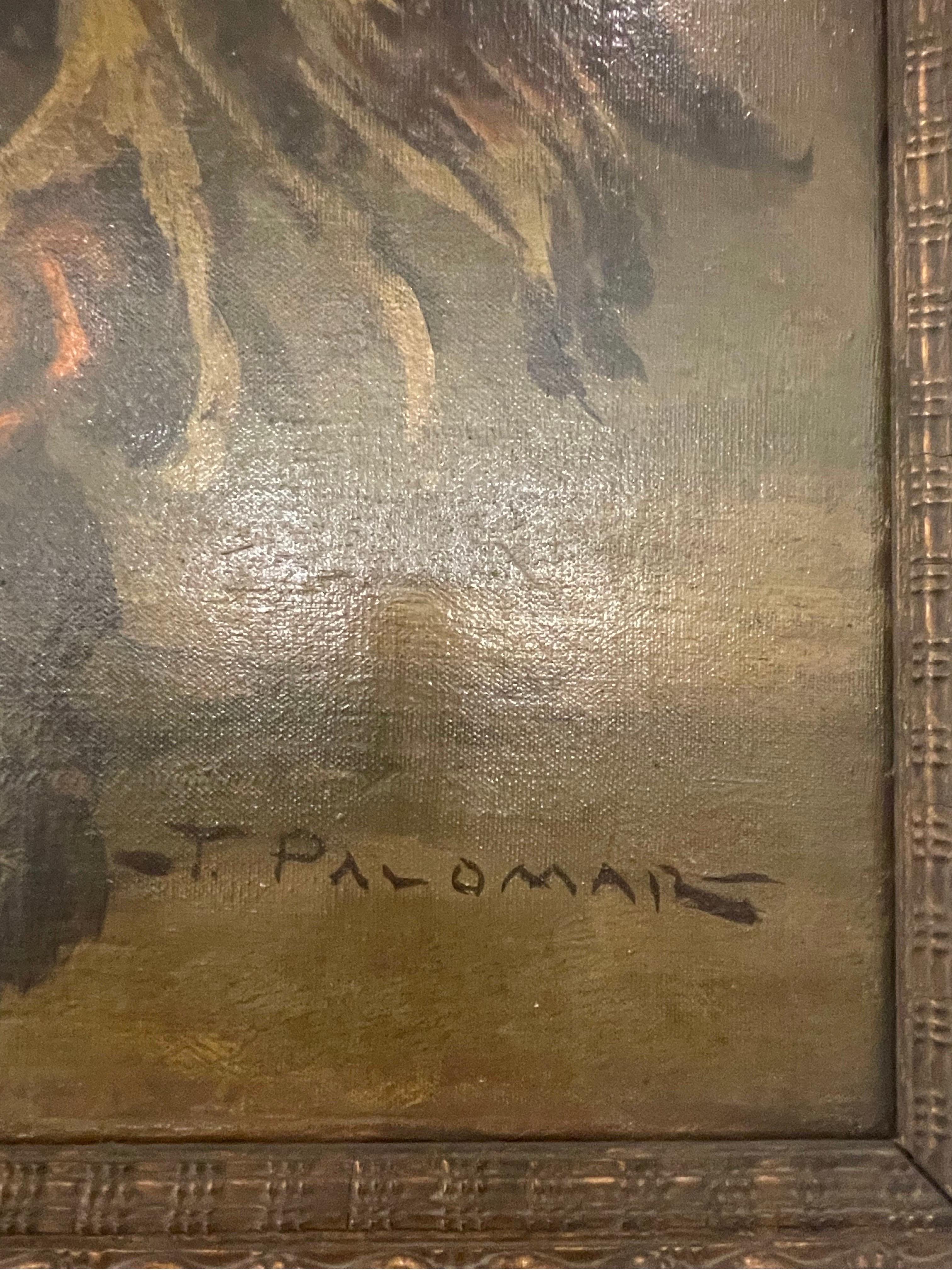 Nature morte italienne de la fin du XIXe siècle et du début du XXe siècle avec structure en bois sculpté en vente 2