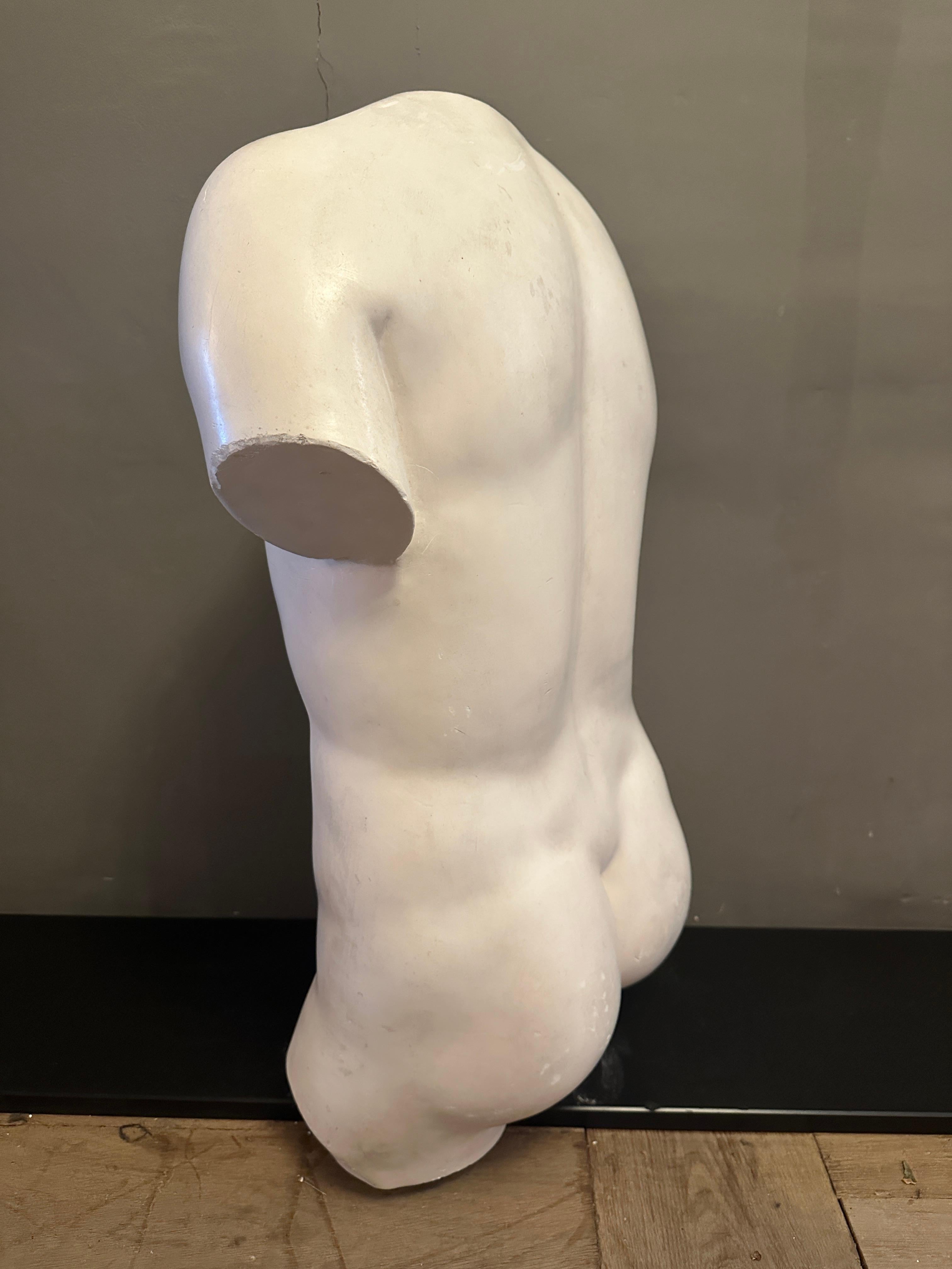 Torso italiano de escayola de tamaño natural de Venus de Milo en venta 1