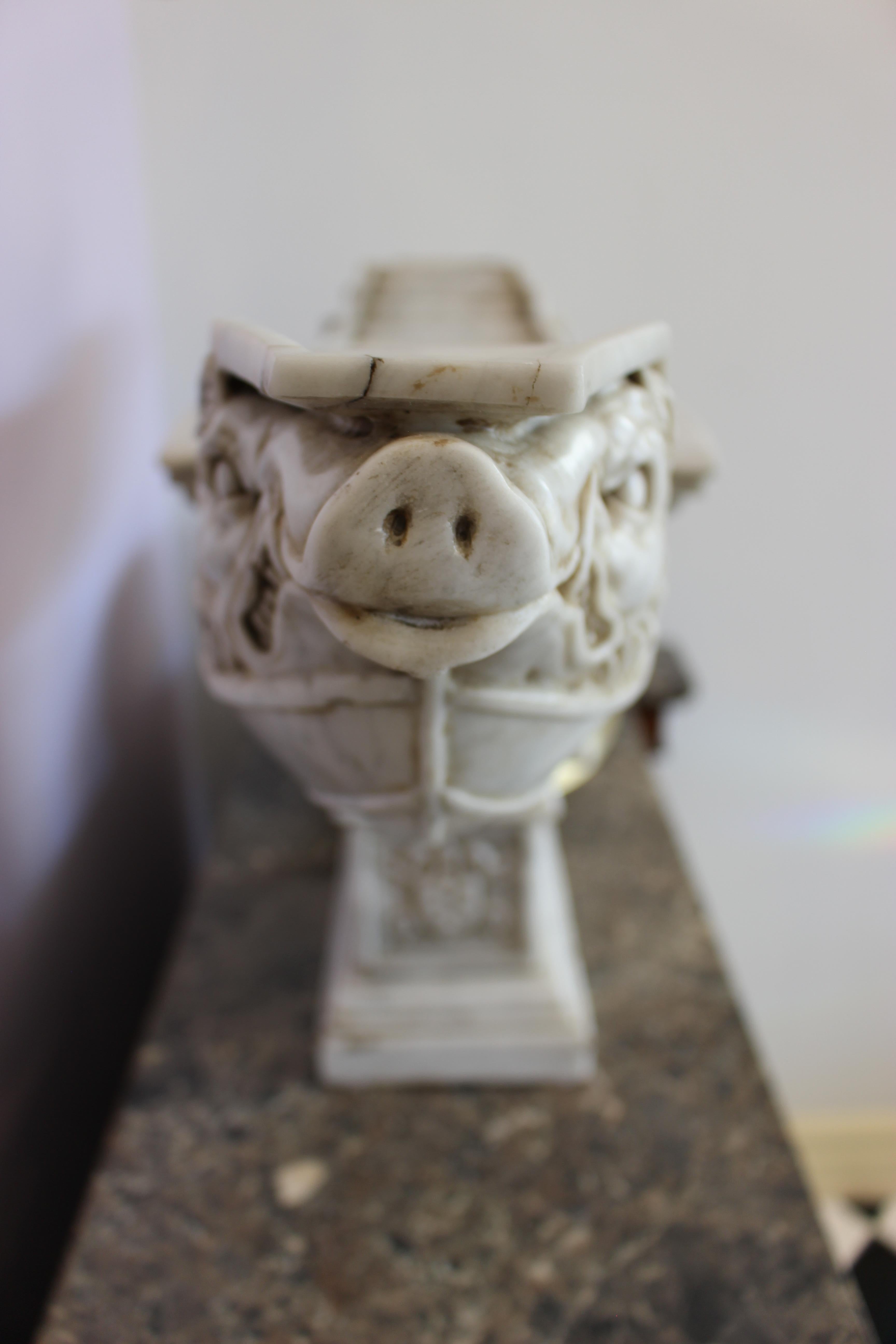 Italian Marble Model of the Novicella For Sale 3