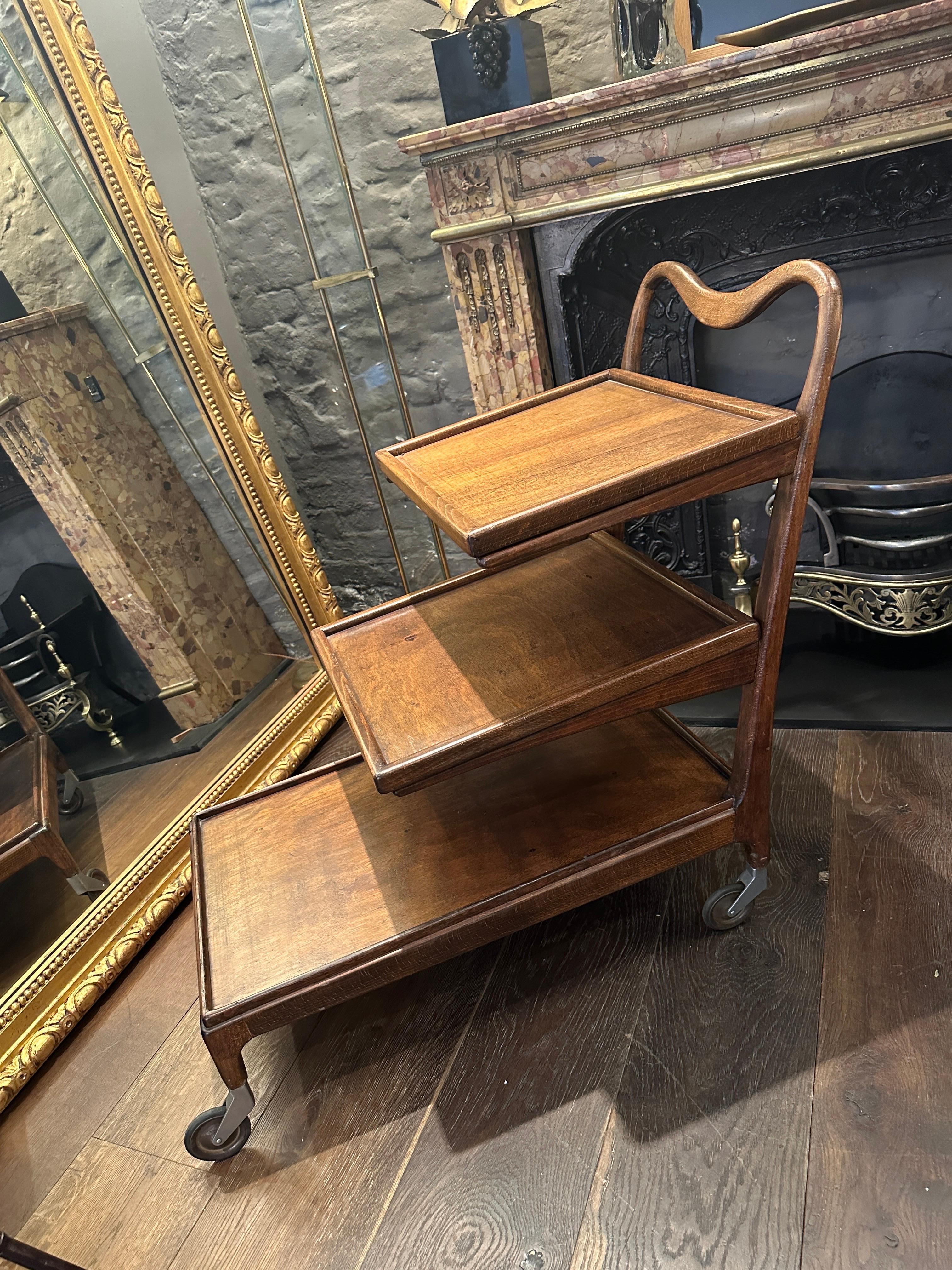 An Italian Mid Century Bar Cart By Cesare Lacca For Sale 5