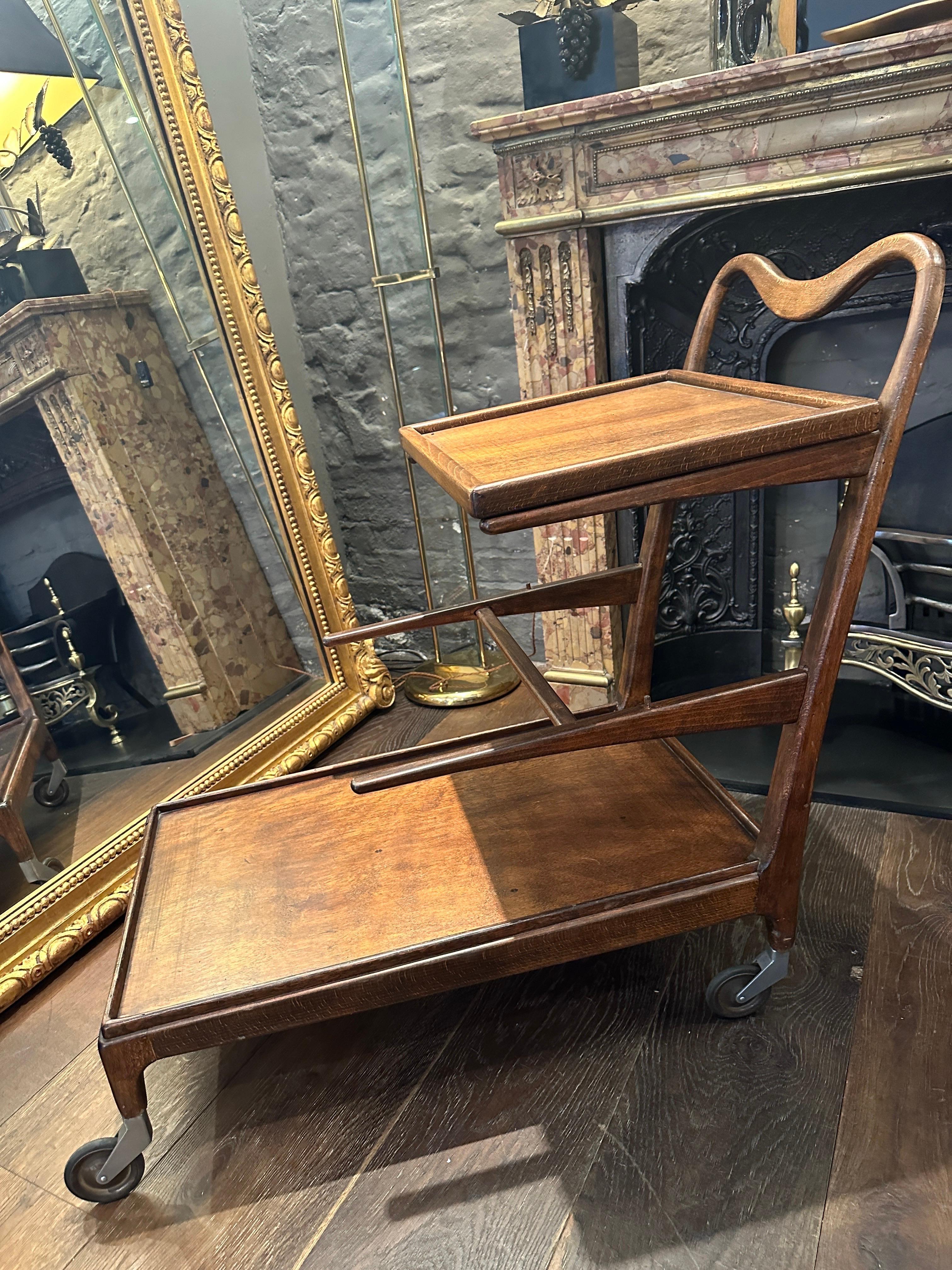 An Italian Mid Century Bar Cart By Cesare Lacca For Sale 8