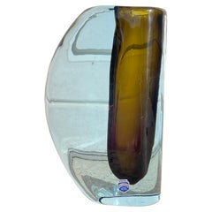Italian Mid-Century Modern Momento Glass Vase by, Antonio Da Ros for Cenedese