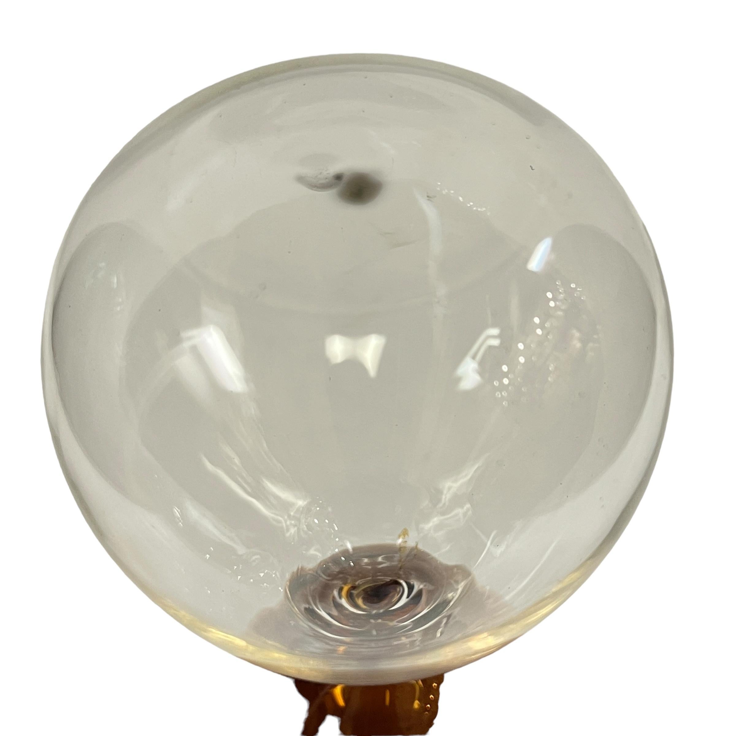 An Italian Mid-Century Modern Murano Hour Glass Sand Timer For Sale 3