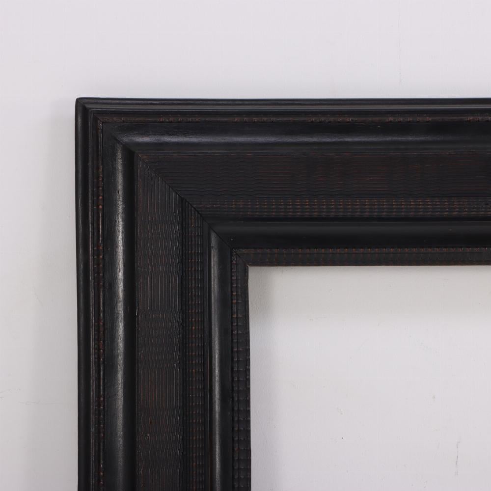 Legno Cornice per specchio o cornice per quadri in stile olandese, A.I.C. 1940. in vendita