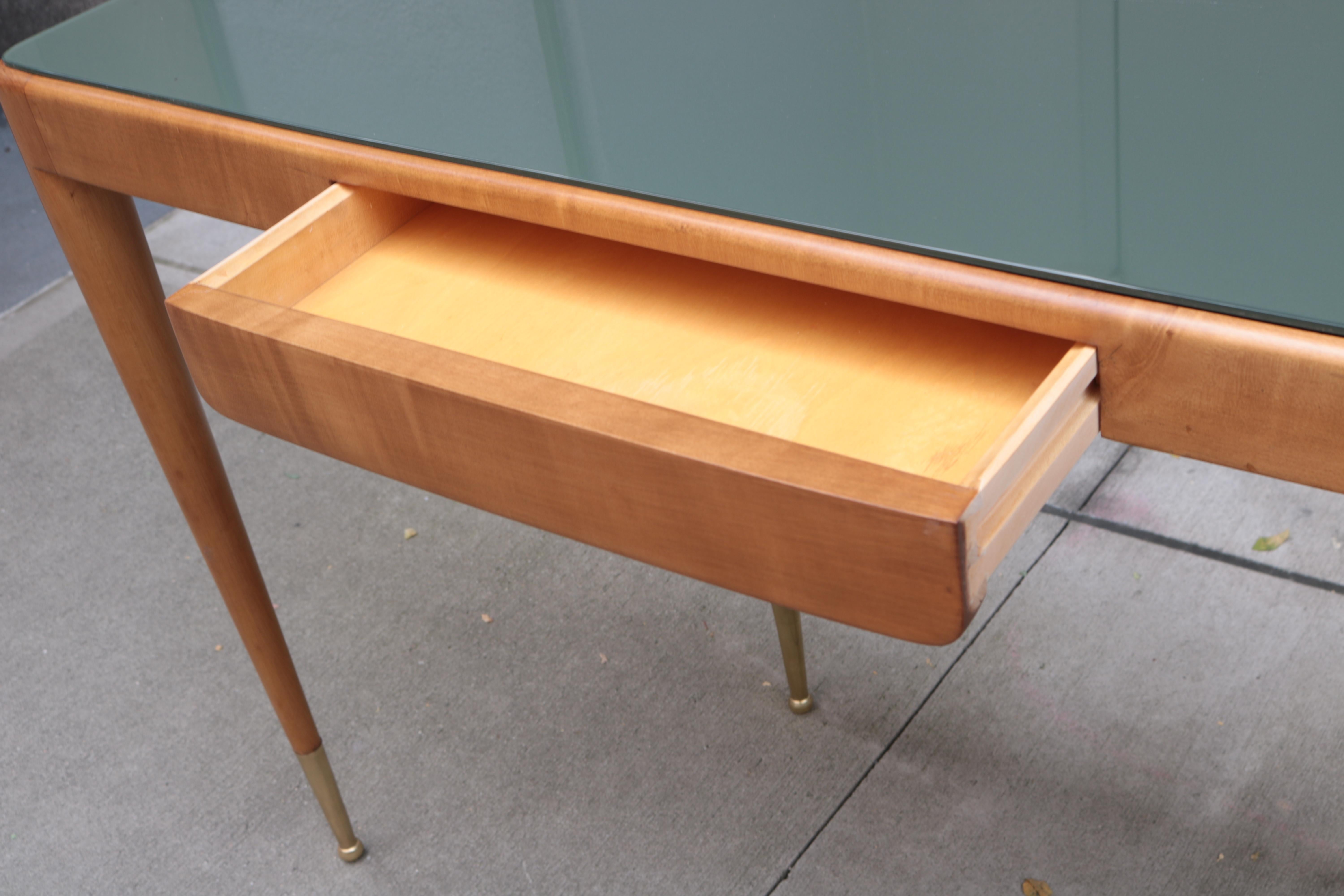 Italian Modernist Console with Single Drawer In Good Condition In New York, NY