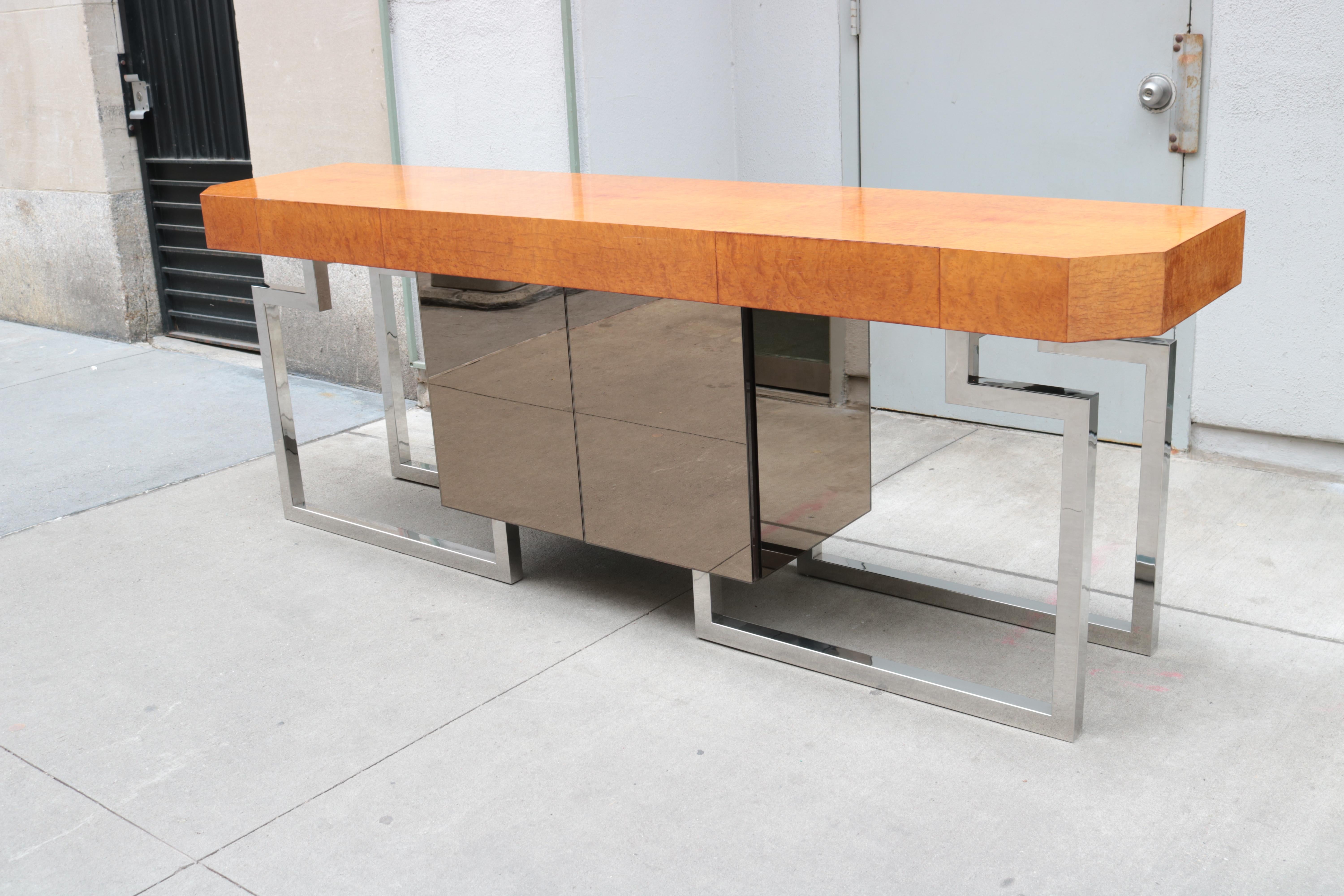 Italian Modernist Long Console For Sale 6