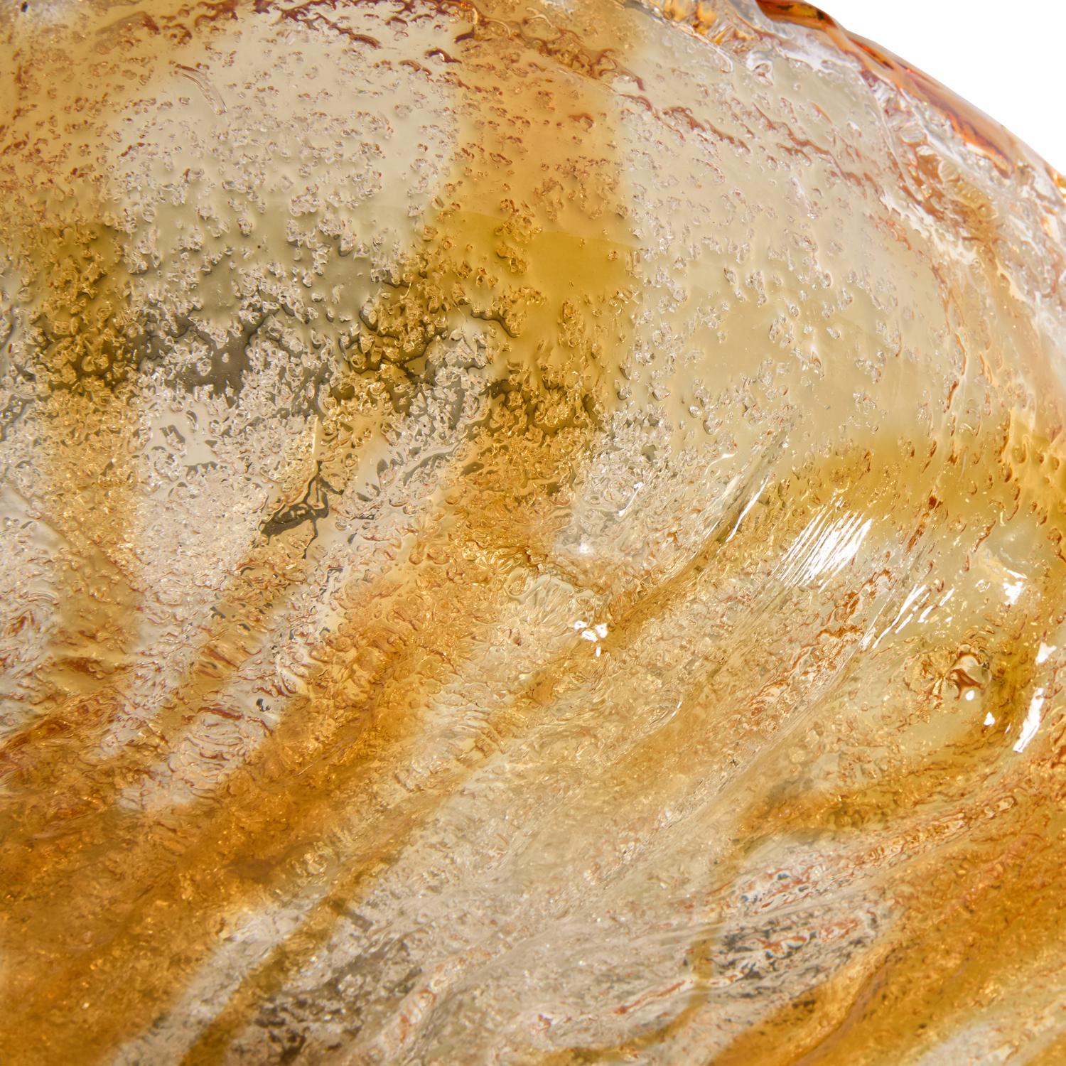 Calco Un'applique italiana in vetro fuso di Murano in vendita