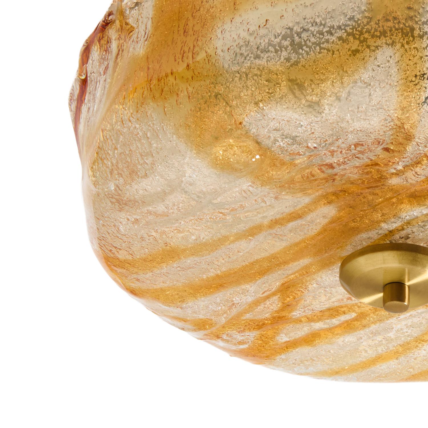 Un'applique italiana in vetro fuso di Murano In condizioni buone in vendita a New York, NY