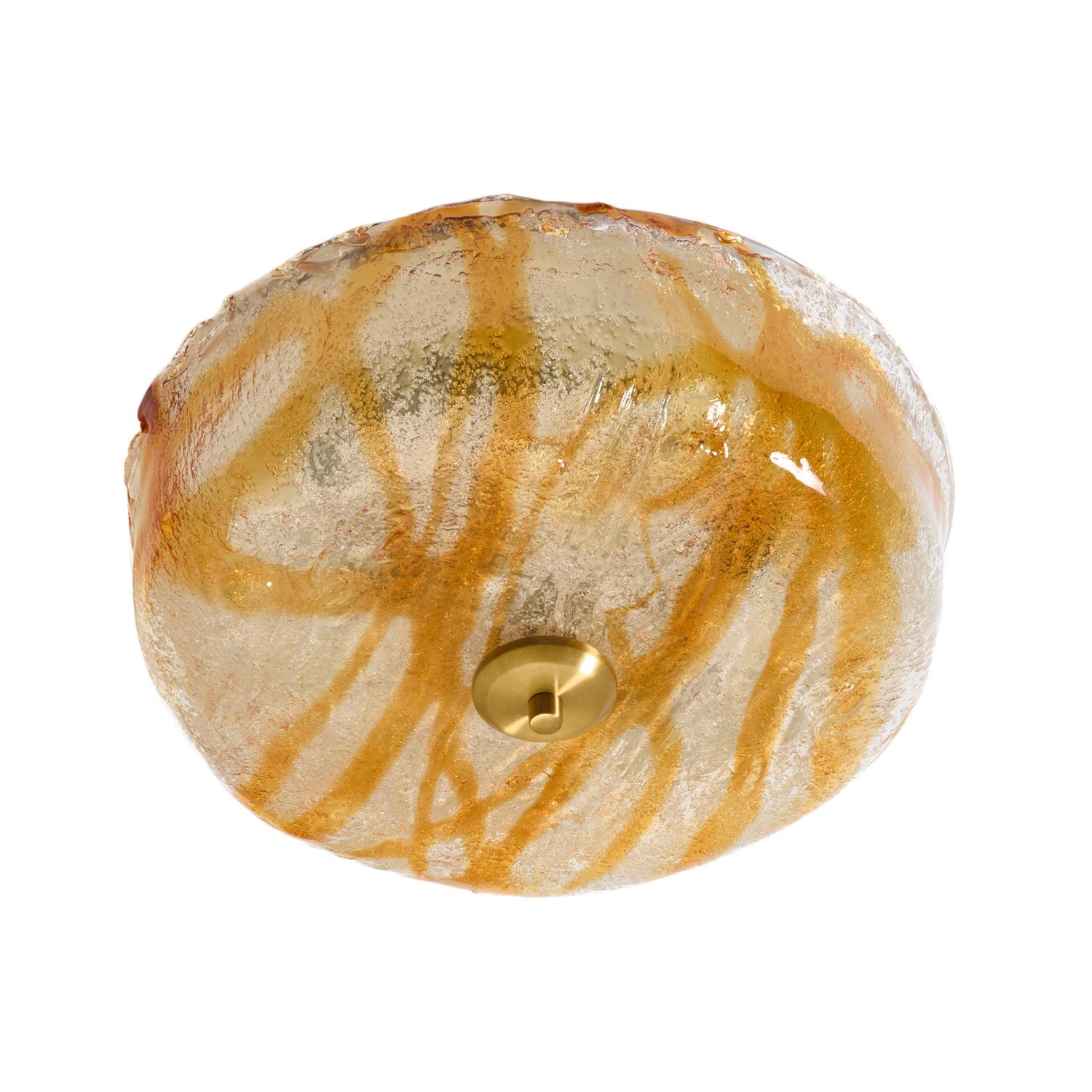 Un'applique italiana in vetro fuso di Murano in vendita