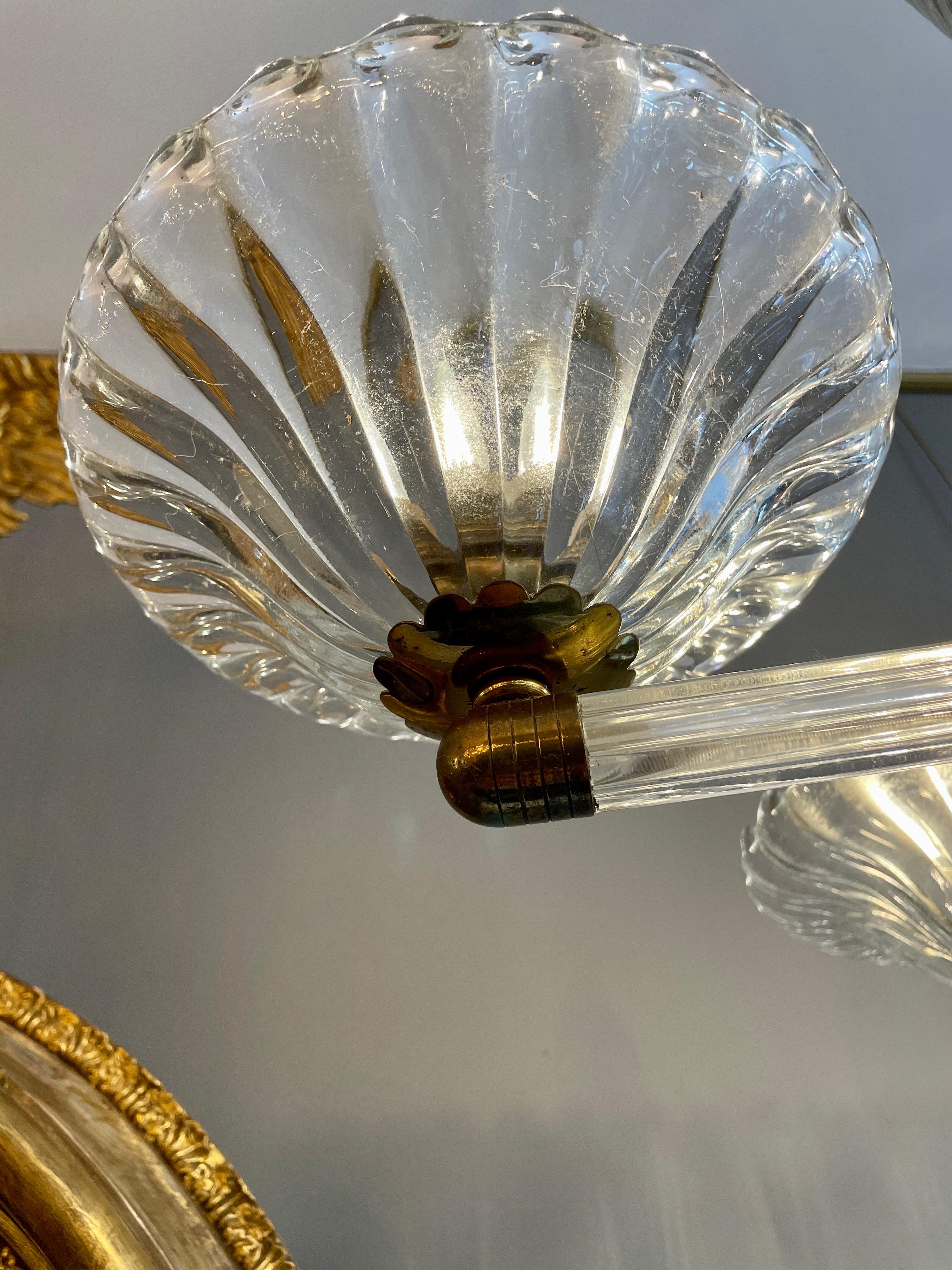 Italian Murano Glass Chandelier  1