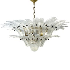 An Italian Opaline Glass Light Fixture