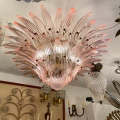 An Italian Opaline Glass Light Fixture