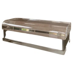 An Italian perspex and chrome box by Felice Antonio Botta