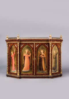 Italian Renaissance Revival Table Cabinet by Raphaello Cipriani, circa 1870