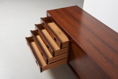 Italian Sideboard in Rosewood, Gianfranco Frattini