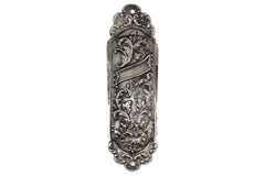 Funda para mezuzá de plata italiana