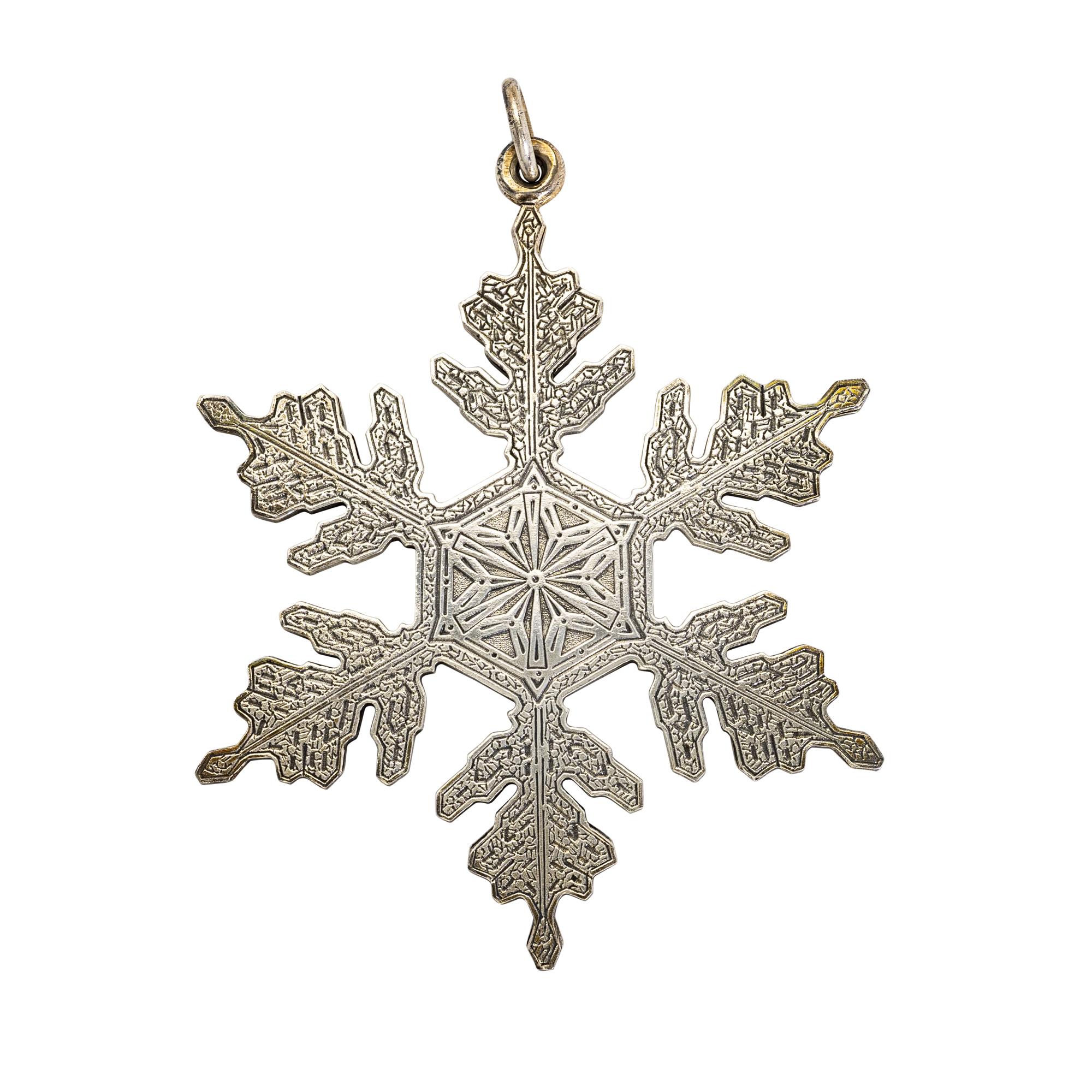 Italian Silver Snowflake, Gianmaria Buccellati, Bologna, Late 20th Century 4