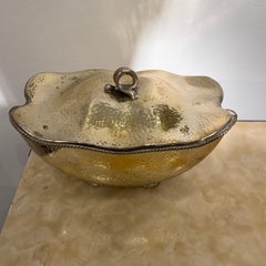 Azucarero italiano de plata, hacia 1930