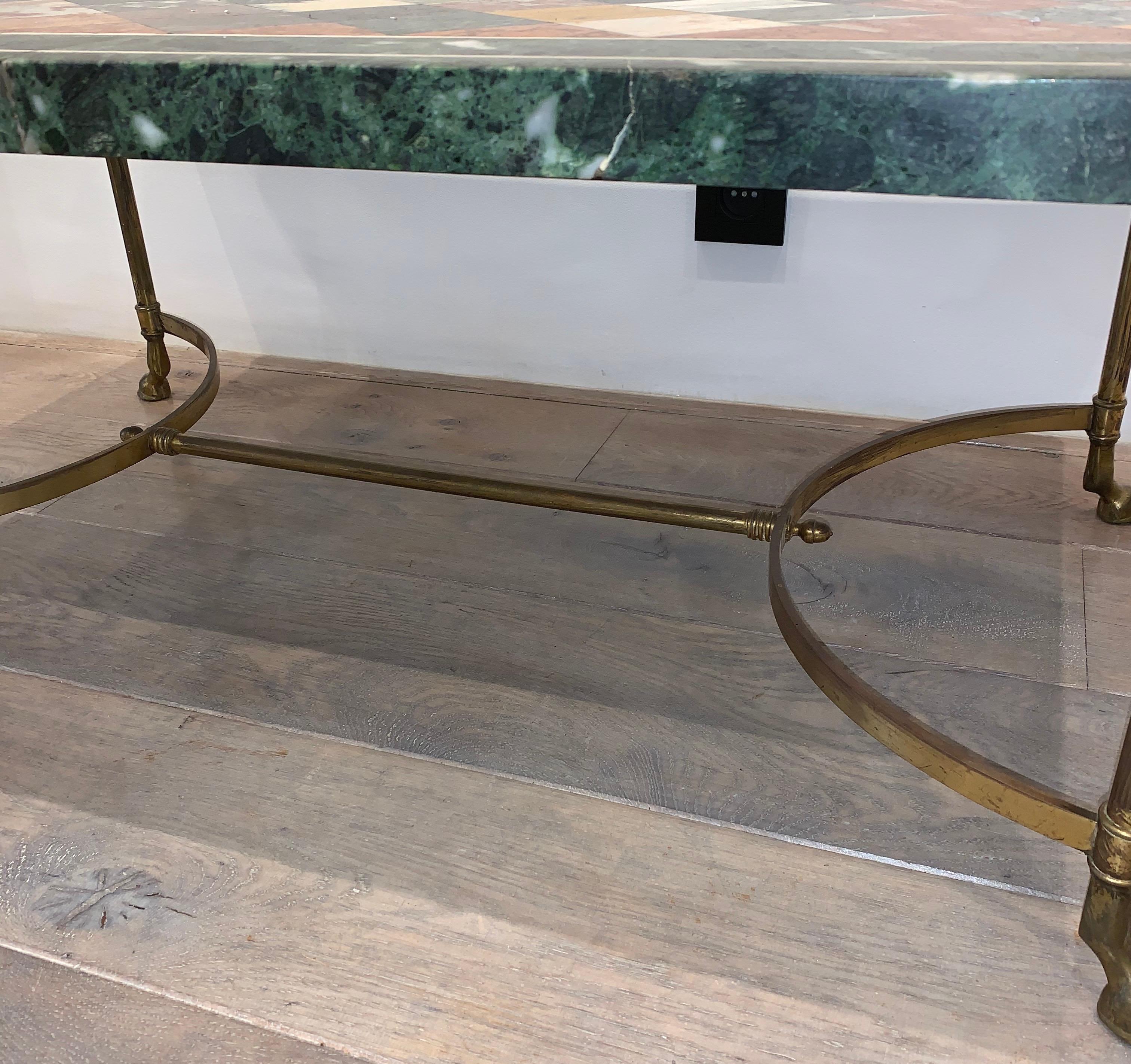 Italian Specimen Marble Coffee Table, 1950s 5