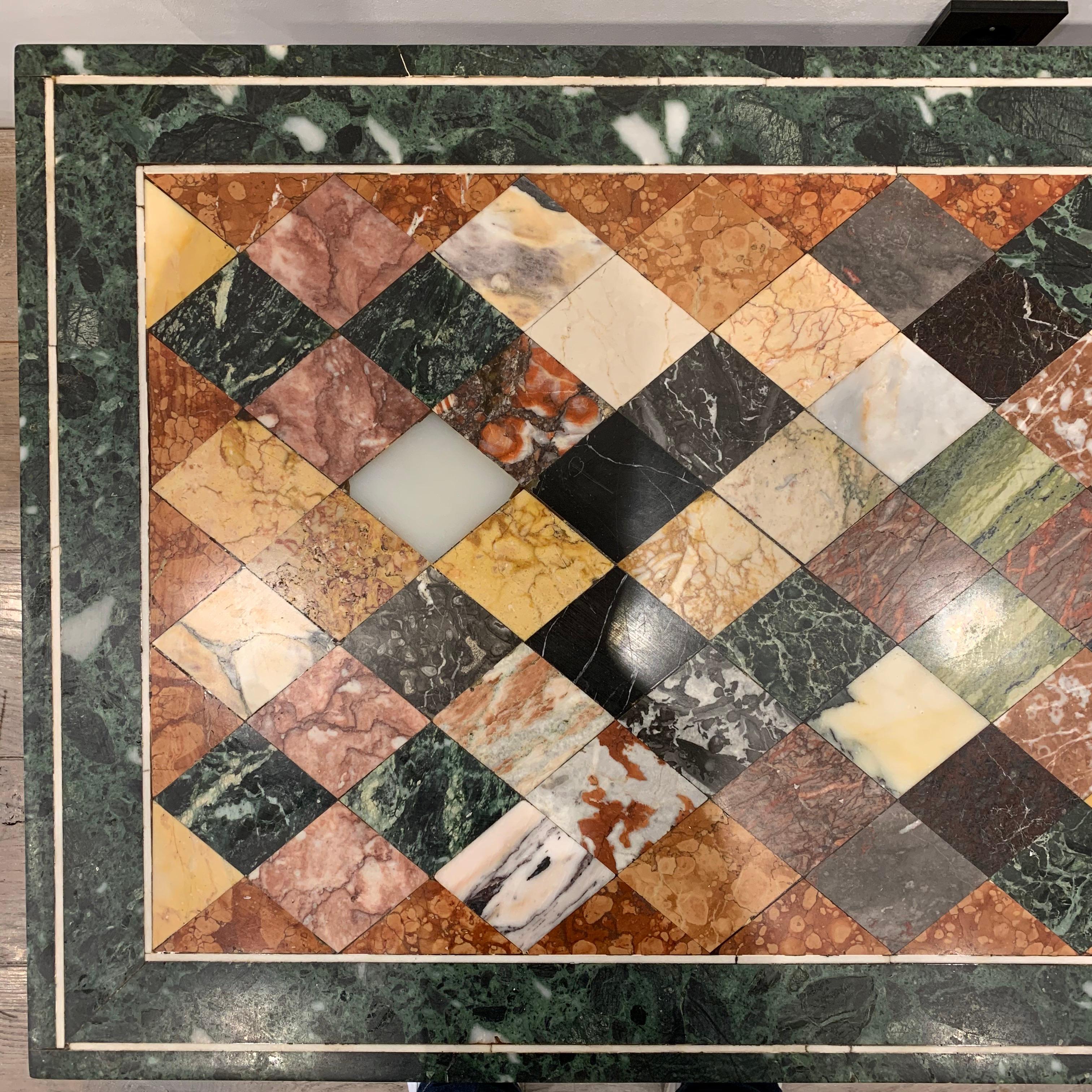 Italian Specimen Marble Coffee Table, 1950s 1