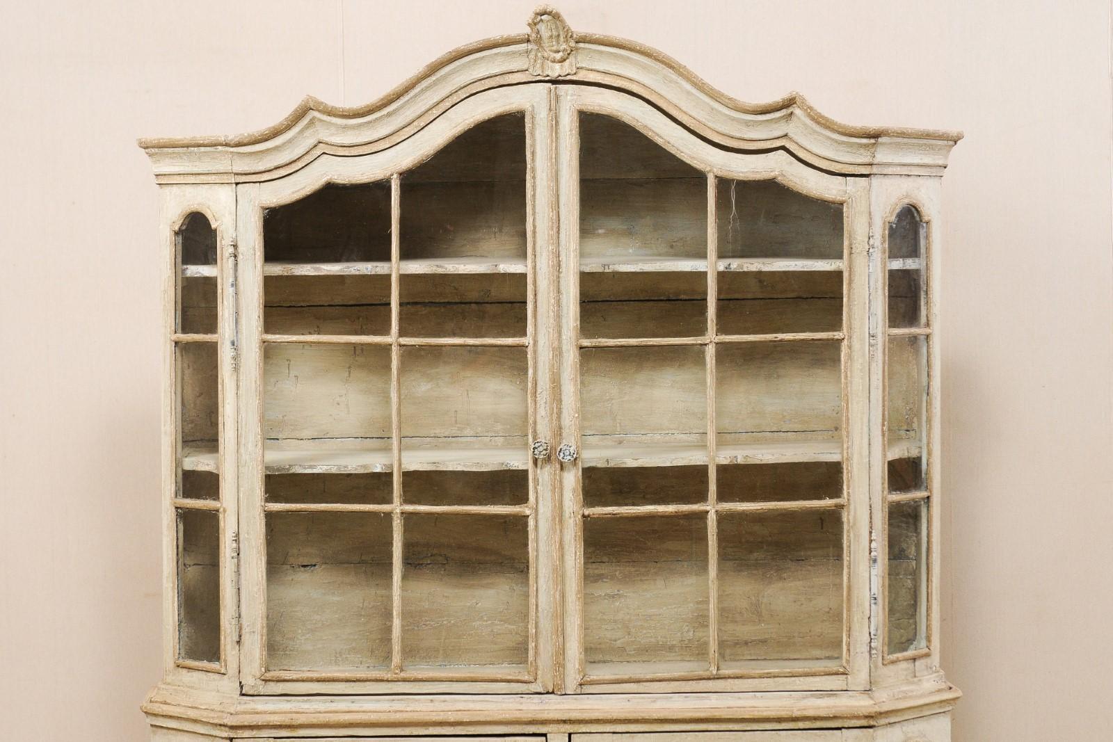 italian glass cabinet