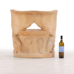 An Italian terracotta garden seat, C. 1920.