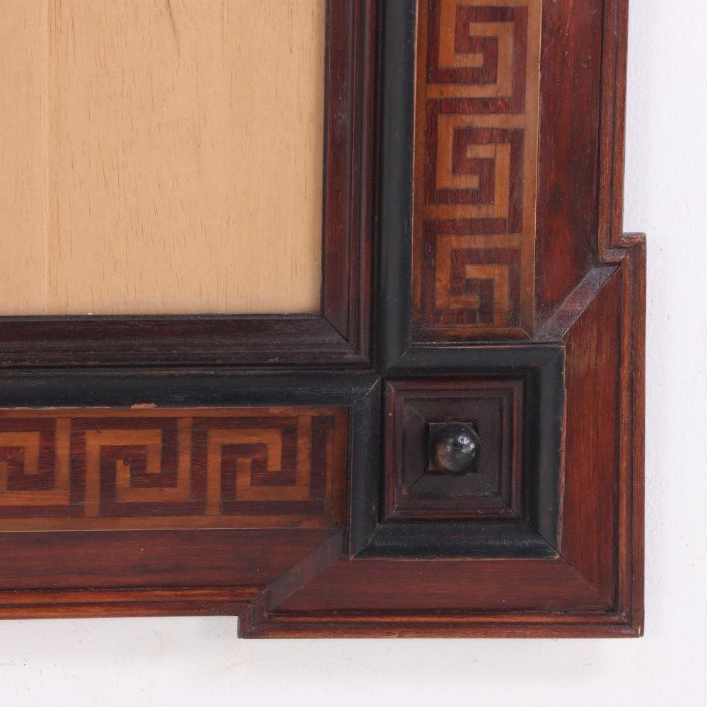 An Italian walnut mirror or picture frame, C 1920. In Good Condition For Sale In Philadelphia, PA