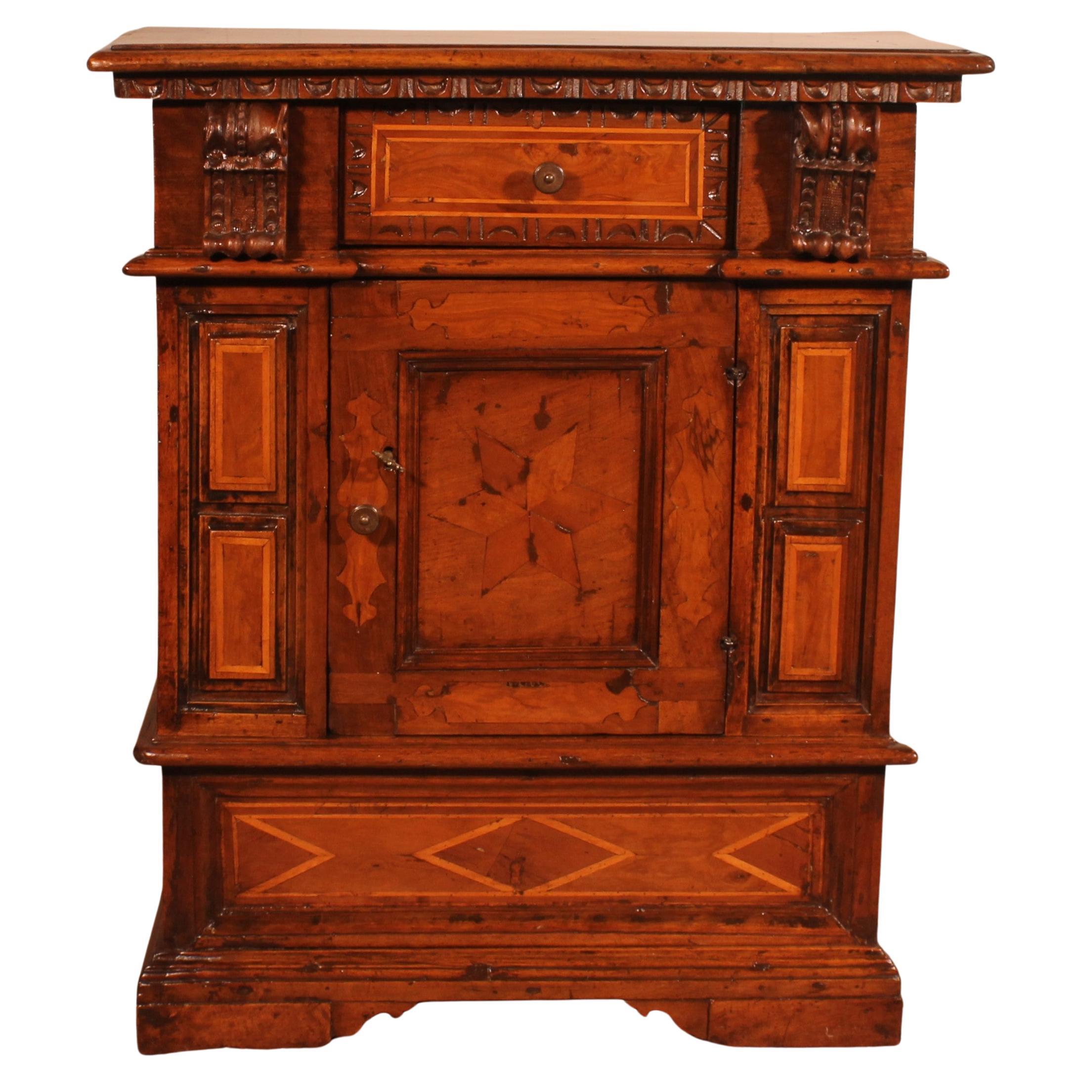 An Italian Walnut Oratory 17th Century