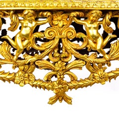 Italianate Cast Steel Table in the Empire Style, 20th Century