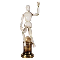 Un faux artiste articulé ivoire, Italie 1800.