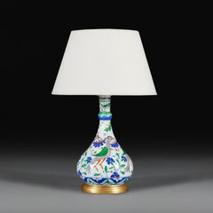 An Iznik Style Dove Vase as a Lamp