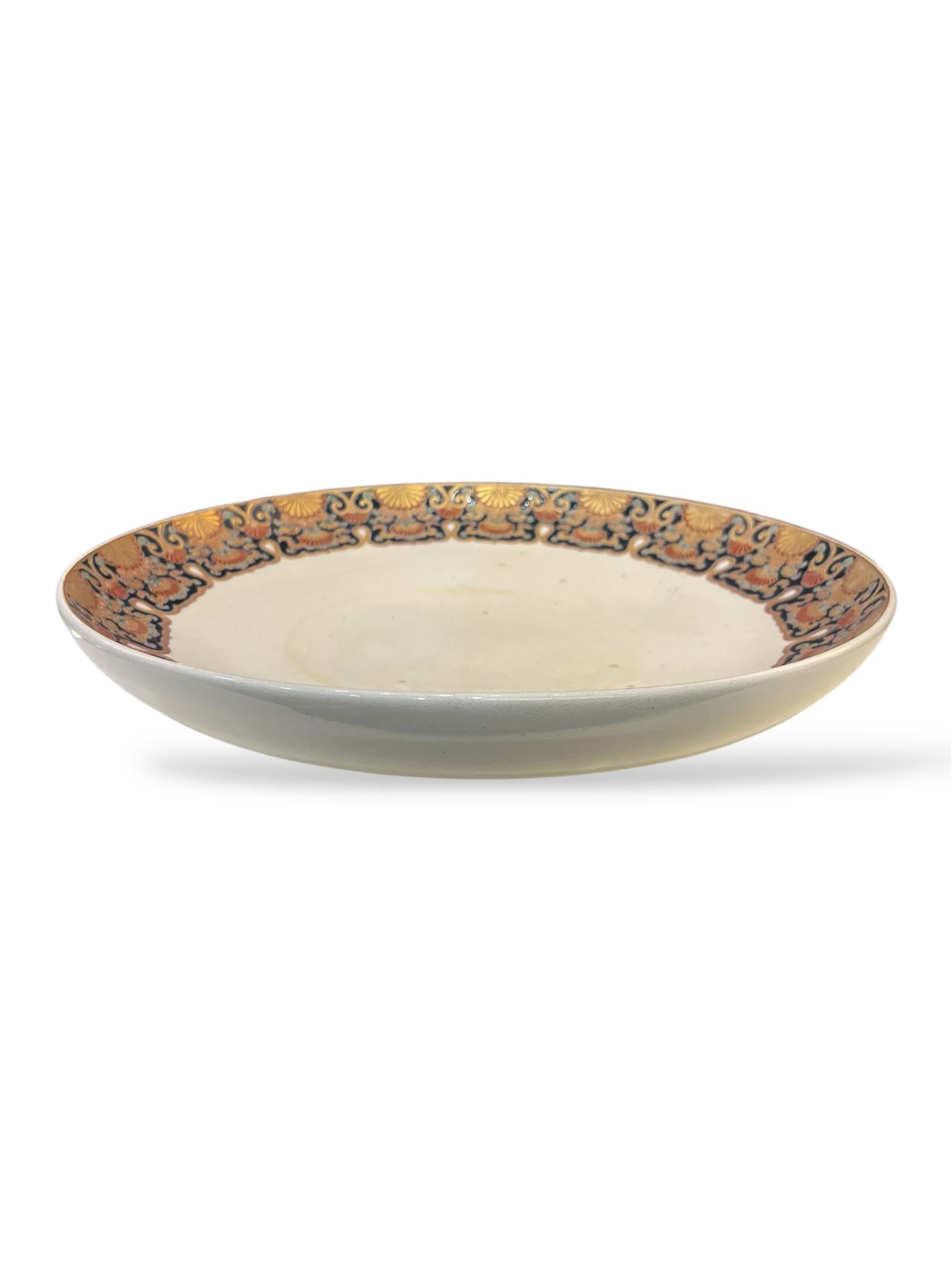 An Large Imperial Japanese Satsuma Charger By Masanobu, Meiji era For Sale 4