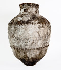 Large Scale ceramic Ottoman garden urn with character and patina, 19th Century