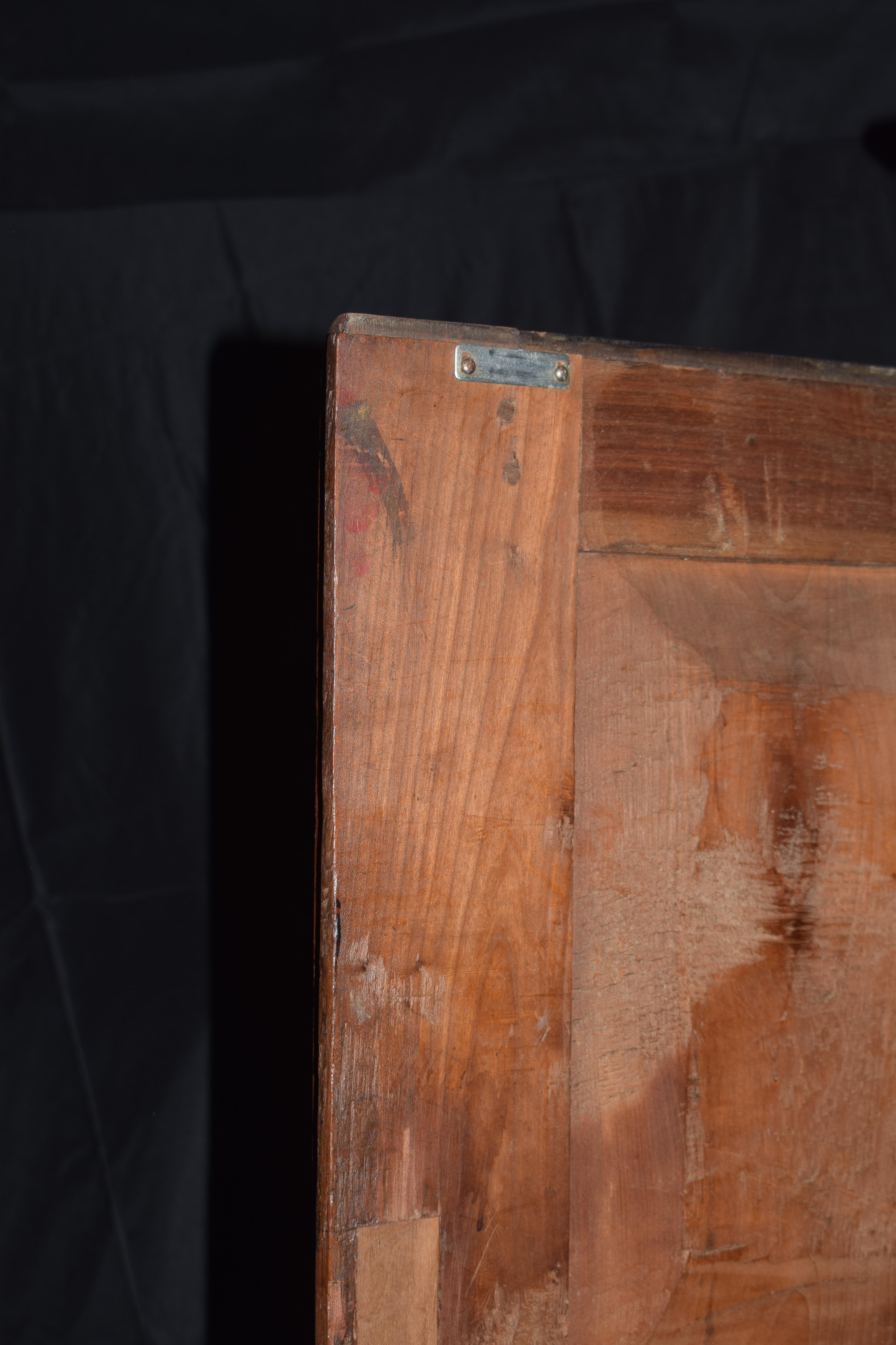 Armoire-penderie Louis Philippe en noyer massif avec un seul tiroir en vente 1