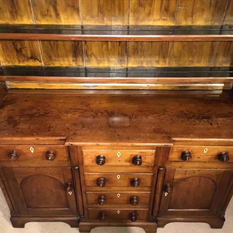 Oak And Mahogany Early 19th Century Antique Welsh Dresser At 1stdibs
